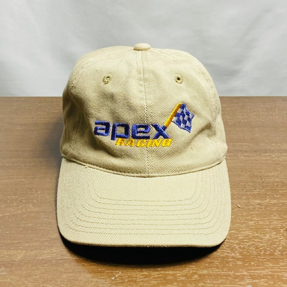 APEX RACING HAT BEIGE COLOR ADJUSTABLE